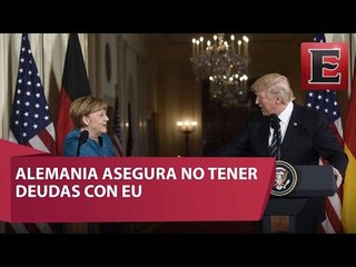 Alemania le responde a Trump; no debemos "grandes sumas de dinero"