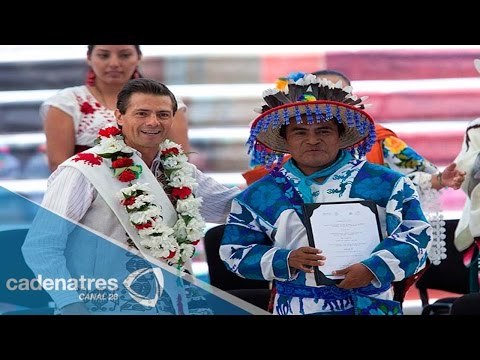 EPN anuncia estrategia para revertir la pobreza en los pueblos indígenas de México