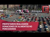 Exhiben más de 500 autos en el Zócalo de la CDMX