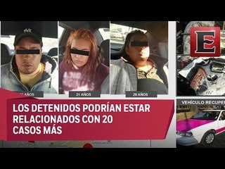 Detienen en la CDMX a tres personas por robo de autos