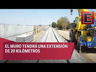 Rechazan construcción de muro en vías del tren en Irapuato, Guanajuato