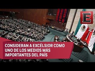 Cámara de diputados reconoce labor del Periódico Excélsior