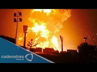 Así luce la 'zona cero' tras la gigantesca explosión en Tainjin, China