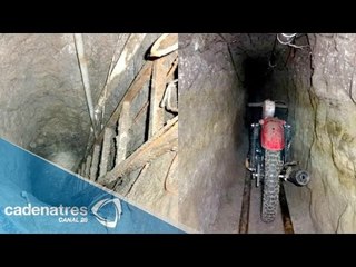 PGR asegura que el tunel por el que se escapó "El Chapo" es obra de especialistas