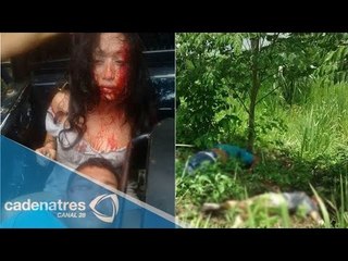 Download Video: Tabasco: Dos secuestradores con el tiro de gracia tras haber sido detenidos