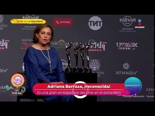 ¡Adriana Barraza reconocida como embajadora del cine en el extranjero! | Sale el Sol