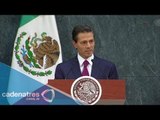 Enrique Peña Nieto informa de los cambios realizados a su gabinete
