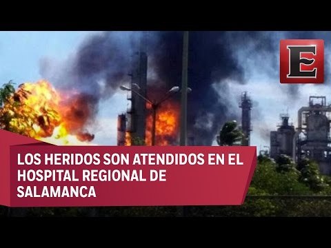 Ocho heridos tras explosión en la refinería de Salamanca