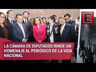 Exposición fotográfica en San Lázaro por el centenario del periódico Excelsior