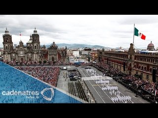 Crónica de un desfile militar en México