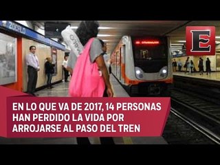Repunte de intentos de suicidios en el Metro de la CDMX