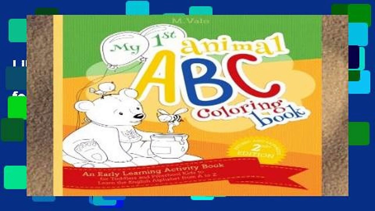 Library  My First Animal ABC Coloring Book: An Activity Book for Toddlers and Preschool Kids to