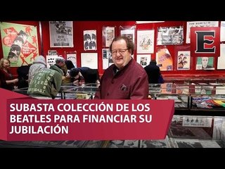 Subastan extensa colección de discos de los Beatles en París