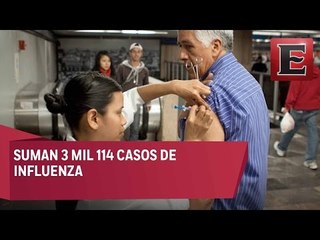 Aumentan casos de influenza en el país