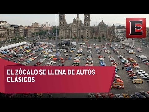 Exhibirán 250 autos clásicos en el Zócalo Capitalino