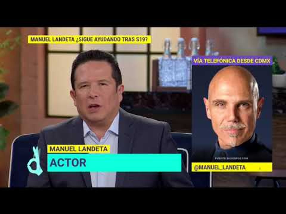 Hablamos con Manuel Landeta por su ayuda a los damnificados del sismo | De Primera Mano
