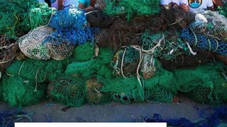 This net is cleaning up the 88,000 tons of plastic in the Pacific Ocean ️