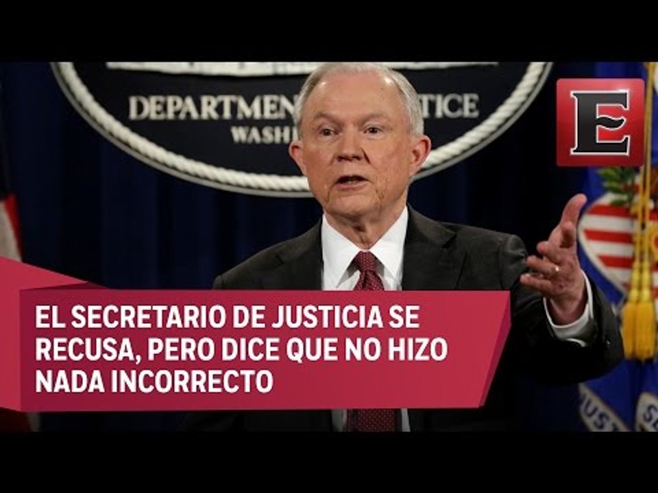 Jeff Sessions se margina de investigaciones sobre injerencia rusa en elecciones