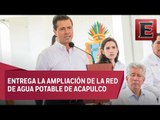 Peña Nieto refrenda su compromiso por mejorar el abasto de agua