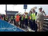 Mancera supervisa trabajos de rehabilitación del metro en la Línea 12