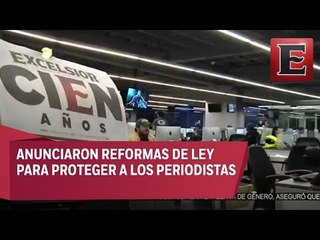 Senado rinde homenaje a Excélsior por su centenario