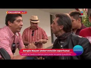 Sergio Mayer perdió el 50% de audición por un virus | Sale el Sol