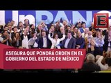 Josefina Vázquez Mota rinde protesta como candidata del PAN al Estado de México