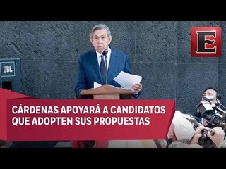 Cuauhtémoc Cárdenas descarta conformar nuevo partido político