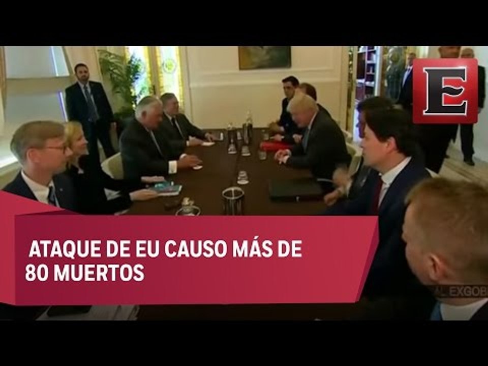 Ministros de Exteriores buscarán respuesta de ataque de Siria por parte de EU