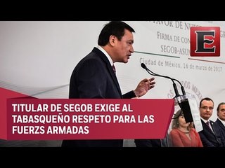 Osorio Chong pide a AMLO pruebas contra el Ejército en caso Ayotzinapa