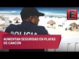 Reforzarán seguridad en playas de Cancún