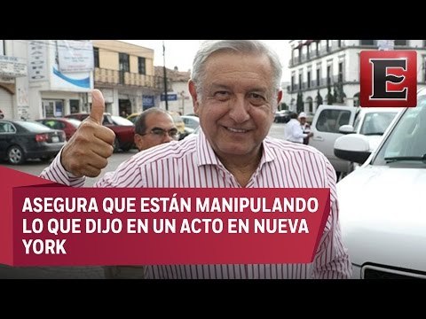 López Obrador llama a sus adversarios a serenarse