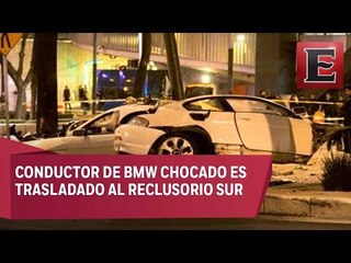 Conductor de BMW accidentado ingresa al Reclusorio Sur