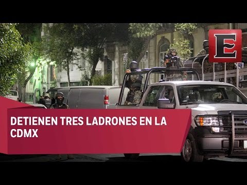 Detienen a sujetos armados en la Ciudad de México
