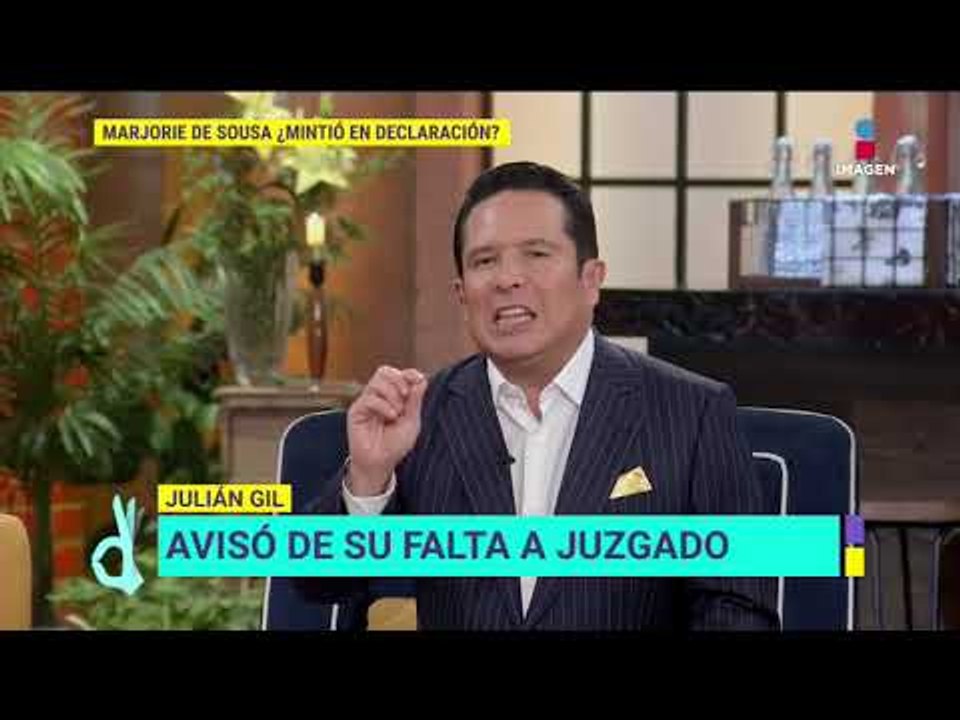 ¡Julián Gil avisó que no podría ir a ver a su hijo Matías! | De Primera Mano