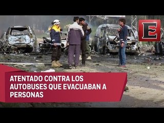 Varios muertos en un atentado contra personas evacuadas en Siria