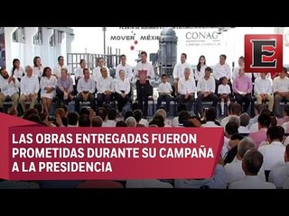 Entrega de mejoramiento de la red de agua potable en Guerrero