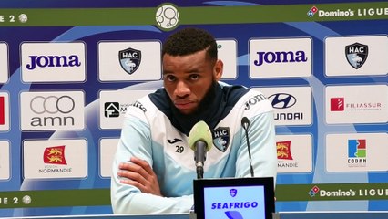 Après HAC - Béziers (2-3), réaction d'Harold Moukoudi