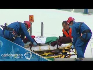 Mexicanos heridos son trasladados al Instituto Nacional de Reahabilitación