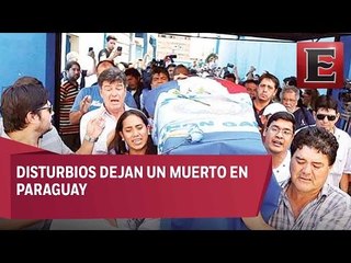 Investigan muerte de joven opositor en Paraguay