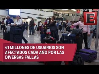Incremento de vuelos retrasados en el AICM