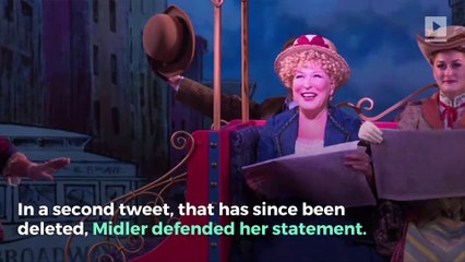 Bette Midler Apologizes for Calling Women 'the N-Word of the World'