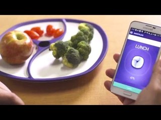 Plato inteligente calcula las calorías de tus alimentos