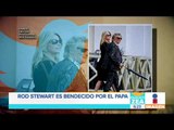 Rod Stewart recibe la bendición del papa | Noticias con Francisco Zea