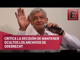 López Obrador arremete contra PGR por caso Odebrecht