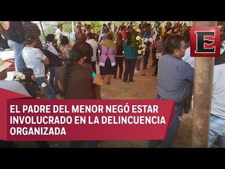 Sepultan a bebé que fue baleado en la México-Puebla