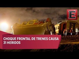 Más de 30 heridos por choque de trenes en Moscú
