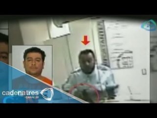 ¡Con las manos en la masa! Detienen a ladrón de bancos en el DF