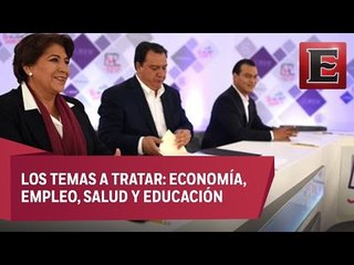 Listo el segundo debate entre los aspirantes al Edomex