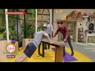 ¡Llénate de energía con estos ejercicios 3 minutos antes de salir! | Sale el Sol